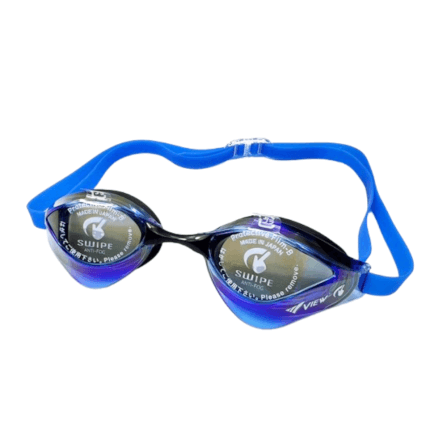 แว่นตาว่ายน้ำ VIEW รุ่น V230ASAMCSKBL เลนส์ป้องกันรังสี UV สำหรับแข่งขัน_0